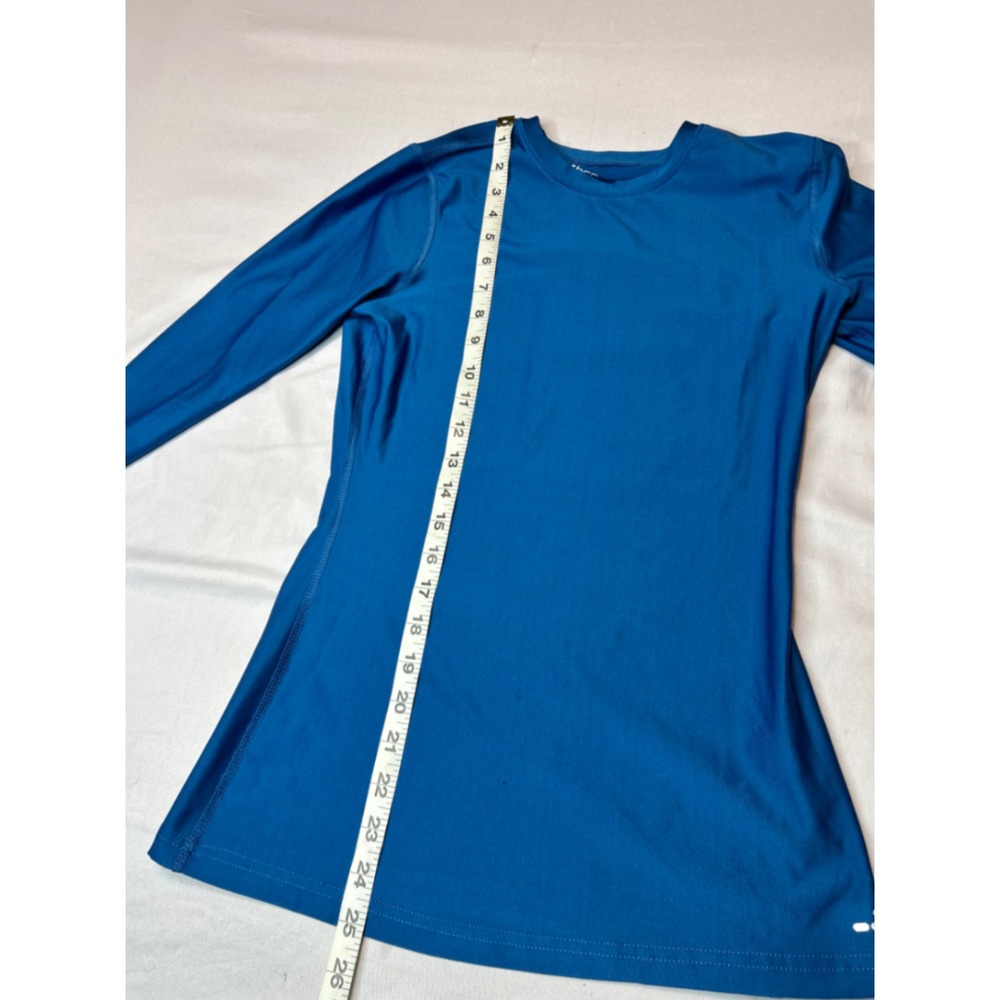 BCG Mens Blue Long Sleeve Compression Athletic Shirt Size Small Training Top